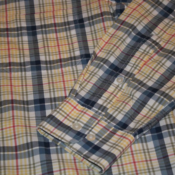 Pendleton METRO Shirt Mens LS LARGE Plaid - Picture 2 of 7